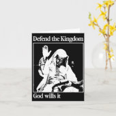 Silbermasken-König Baldwin Iv Meme Der Aussätzigen Karte (Gelbe Blume)