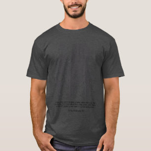 Silbermasken-König Baldwin IV Memehe Leprakönig Kr T-Shirt