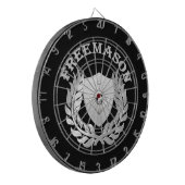 Silbermauersymbol Dartscheibe (Vorderseite Links)