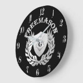 Silbermauersymbol Große Wanduhr (Winkel)