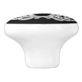 Silbermauersymbol Keramikknauf (Seitenansicht)