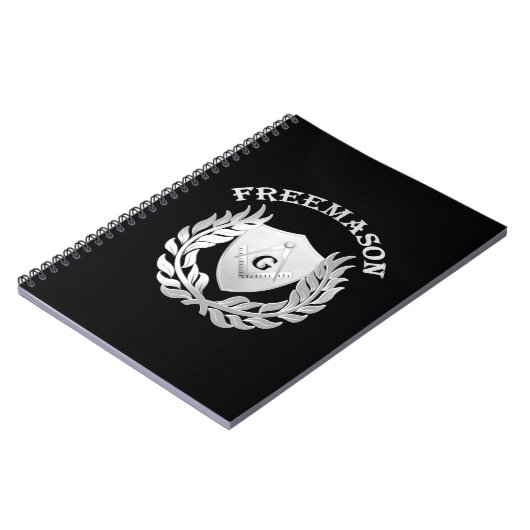 Silbermauersymbol Notizblock (Linke Seite)