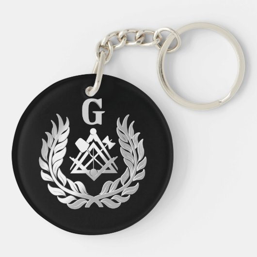 Silbermauersymbol Schlüsselanhänger (Rückseite)