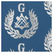 Silbermauersymbol Stoff (Nahaufnahme)