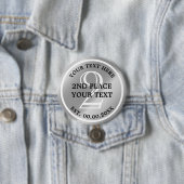 Silbermedaille für den 2. Platz im Wettbewerb Button (Beispiel)