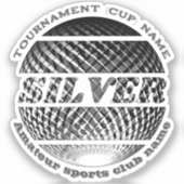 Silbermedaille, Gewinner des 2. Aufkleber (Vorderseite)