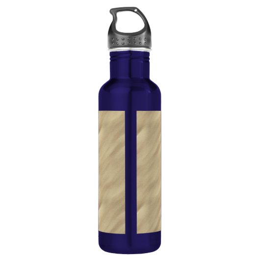 Silbermedaille im Sand Edelstahlflasche (Rückseite)