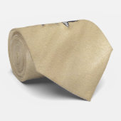 Silbermedaille im Sand Krawatte (Gerollt)