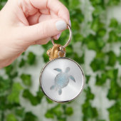 Silbermedaille Schlüsselanhänger (Hand)