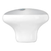 Silbermeerschildkröte Keramikknauf (Seitenansicht)