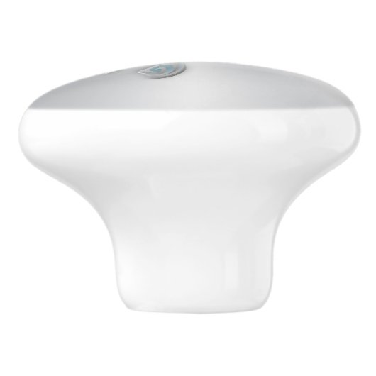 Silbermeerschildkröte Keramikknauf (Seitenansicht)