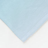 Silbermeerschildkröten Blaues strahlendes Tier Fleecedecke (Ecke)