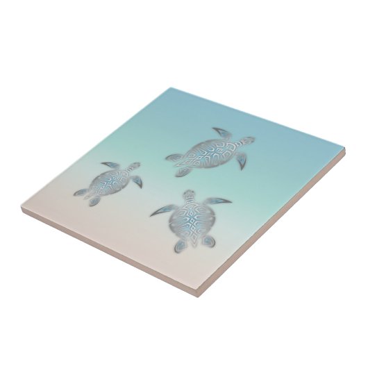 Silbermeerschildkrötenstrand Fliese (Seite)