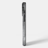 Silbermetall Abstrakt Case-Mate iPhone Hülle (Rückseite / Links)