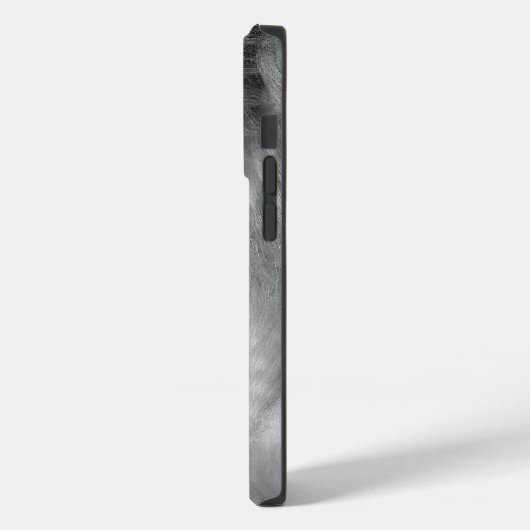 Silbermetall Abstrakt Case-Mate iPhone Hülle (Rückseite / Links)