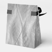 Silbermetall Abstrakt Geschenkschachtel (Rückseite)