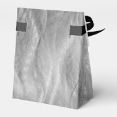 Silbermetall Abstrakt Geschenkschachtel (Rückseite)