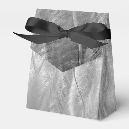 Silbermetall Abstrakt Geschenkschachtel (Vorderseite)