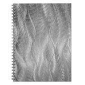 Silbermetall Abstrakt Notizblock (Vorderseite)