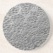 Silbermetall beschädigt getränkeuntersetzer (Vorne)