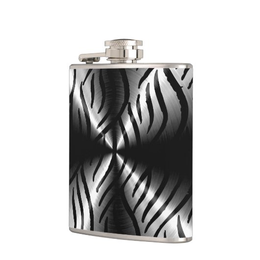 Silbermetall Flachmann (Links)