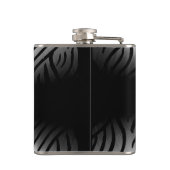 Silbermetall Flachmann (Rückseite)