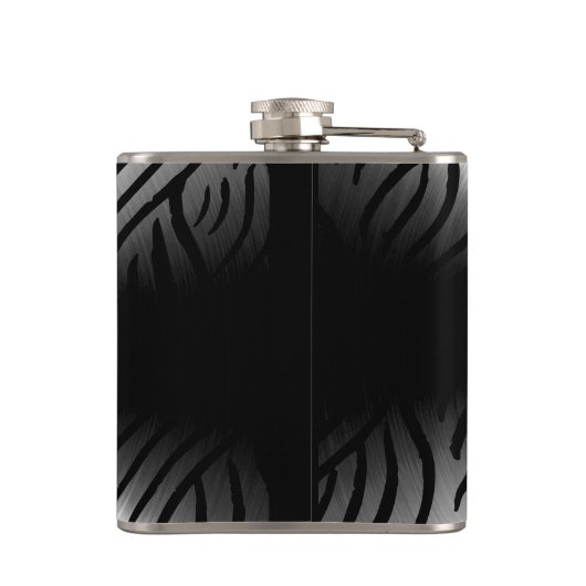 Silbermetall Flachmann (Rückseite)