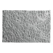 Silbermetall Kissenbezug (Rückseite)