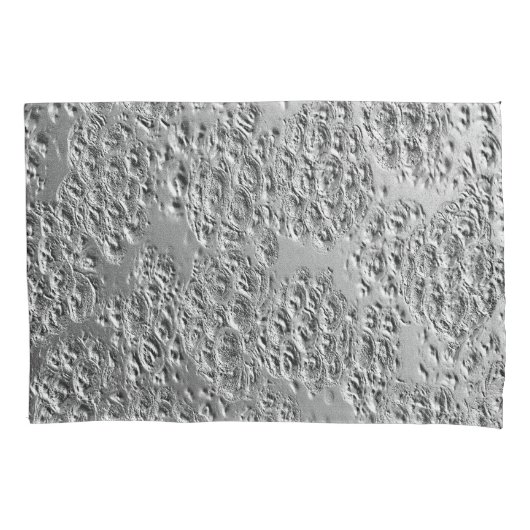 Silbermetall Kissenbezug (Vorderseite)