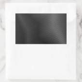 Silbermetall Rechteckiger Aufkleber (Tasche)