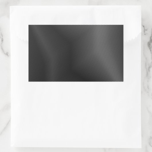 Silbermetall Rechteckiger Aufkleber (Tasche)