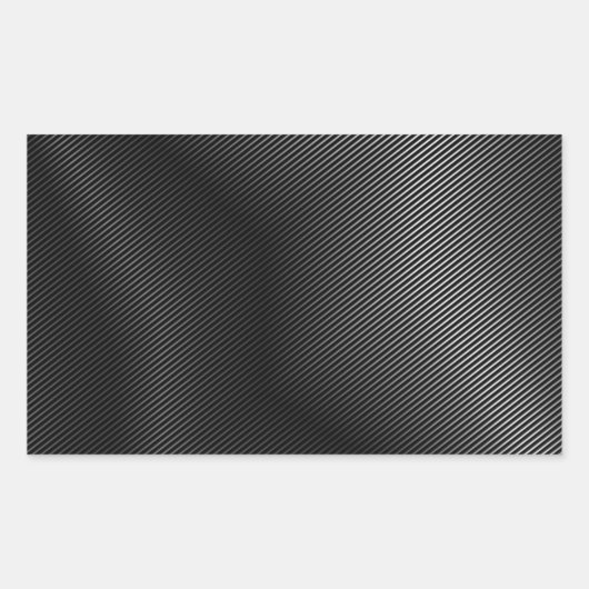 Silbermetall Rechteckiger Aufkleber (Vorderseite)