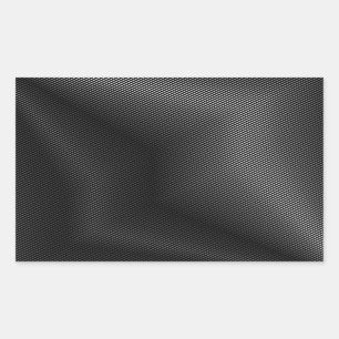 Silbermetall Rechteckiger Aufkleber