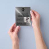 Silbermetalleffekt, Podcaster, Podcast Flyer (Gruppe)