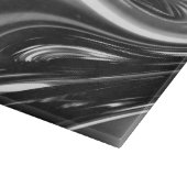 Silbermetallglas Schneidebrett (Ecke)