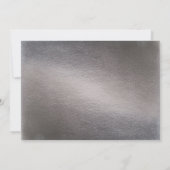 Silbermetallische Weltkarte Ankündigung (Rückseite)