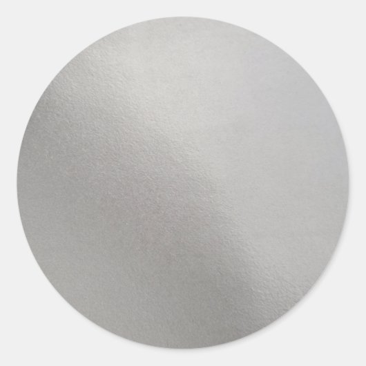 Silbermetallischer Hintergrund funkeln Runder Aufkleber (Vorderseite)