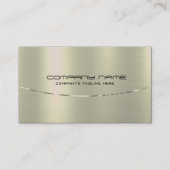 Silbermetallischer Hintergrund Visitenkarte (Vorderseite)