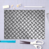 Silbermetallisches Gewebepapier Seidenpapier (Handwerk)