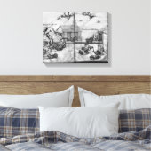 Silbermine von La Croix-aux-Mines Leinwanddruck (Insitu (Schlafzimmer))