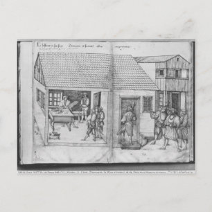 Silbermine von La Croix-aux-Mines, Lothringen 2 Postkarte
