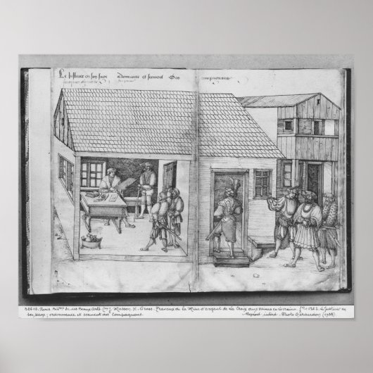 Silbermine von La Croix-aux-Mines, Lothringen 3 Poster (Vorne)