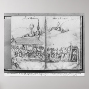 Silbermine von La Croix-aux-Mines, Lothringen Poster