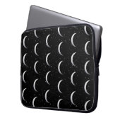 Silbermonde - Sternenhintergrund Laptopschutzhülle (Vorderseite Links)