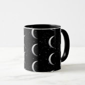 Silbermonde - Sternenhintergrund Tasse (VorderseiteRechts)