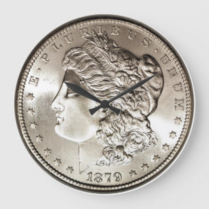 Silbermünze Große Wanduhr