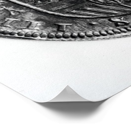 Silbermünze Poster (Ecke)