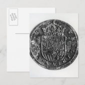 Silbermünze Postkarte (Vorne/Hinten)