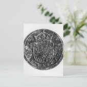 Silbermünze Postkarte (Stehend Vorderseite)