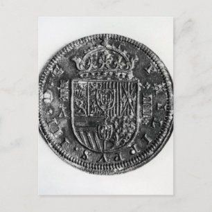 Silbermünze Postkarte